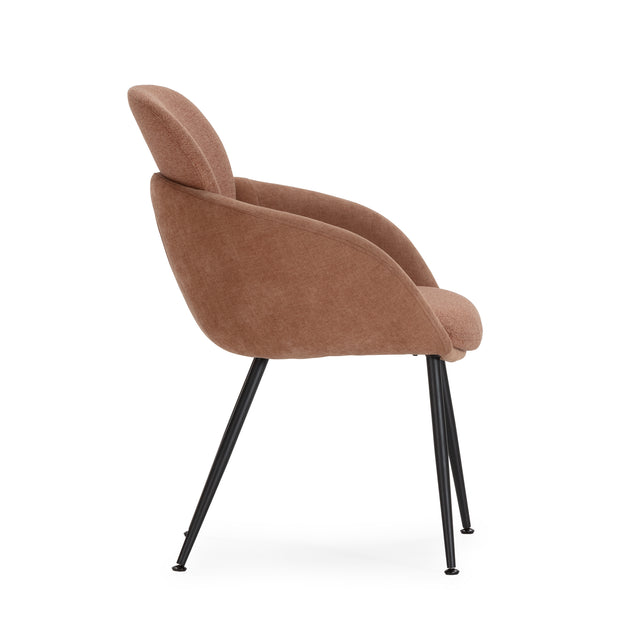 Sillón Nure Coral, vista lateral izquierda desde otro ángulo