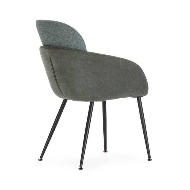 Sillón Nure Verde bosque, detalle del diseño