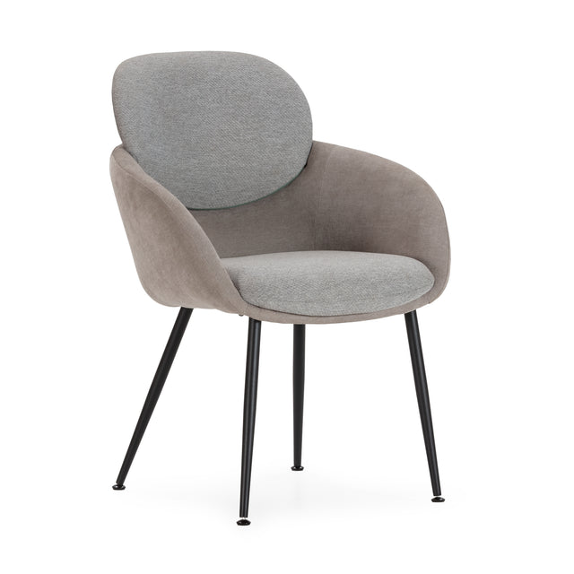 Sillón Nure Gris, vista lateral izquierda