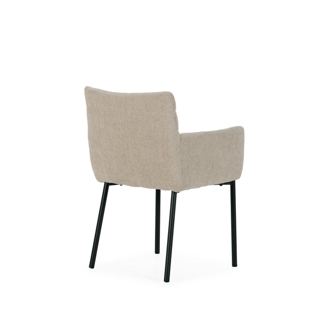 Sillón Naomi Beige, detalle del diseño
