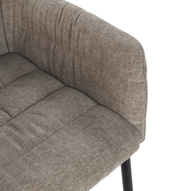 Sillón Naomi Moca, vista lateral derecha