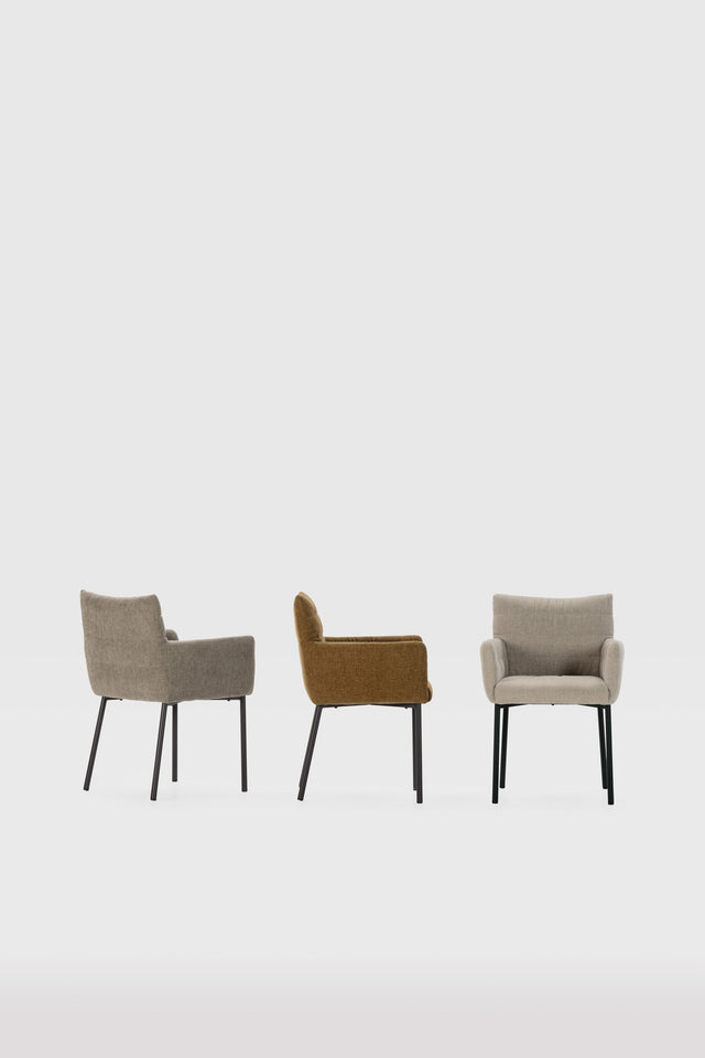 Sillón Naomi Teja, en ambiente de salón