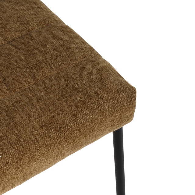 Silla de comedor Naomi Teja, vista lateral derecha