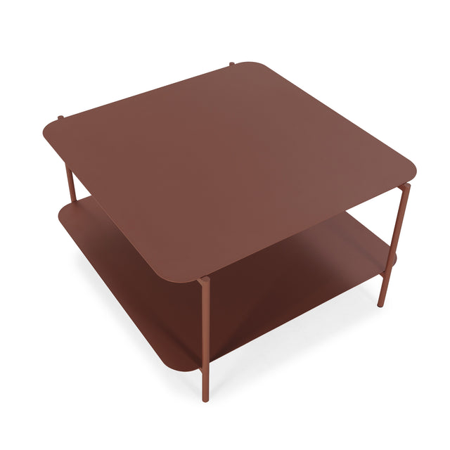 Mesa de centro Beatrix 73,4 cm Terracota, detalle del diseño