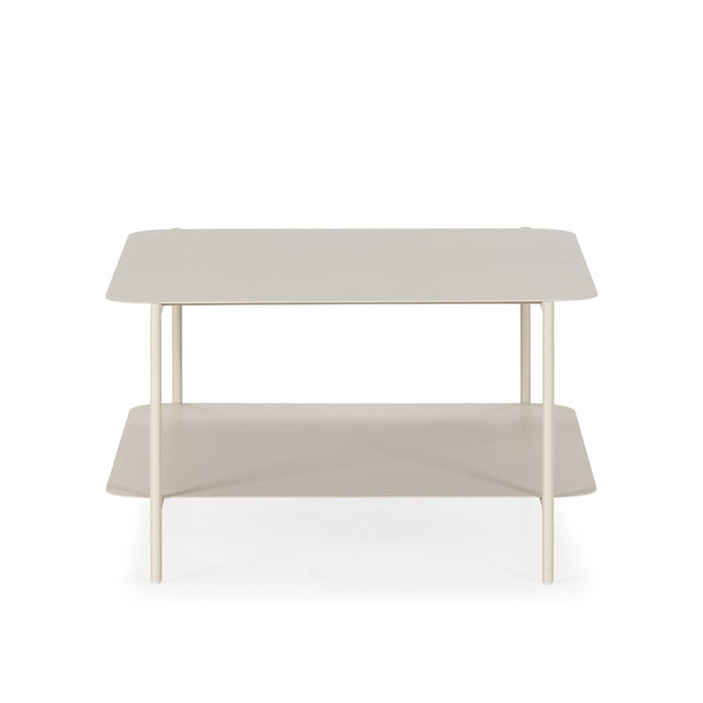 Mesa de centro Beatrix 73,4 cm Crema, vista frontal