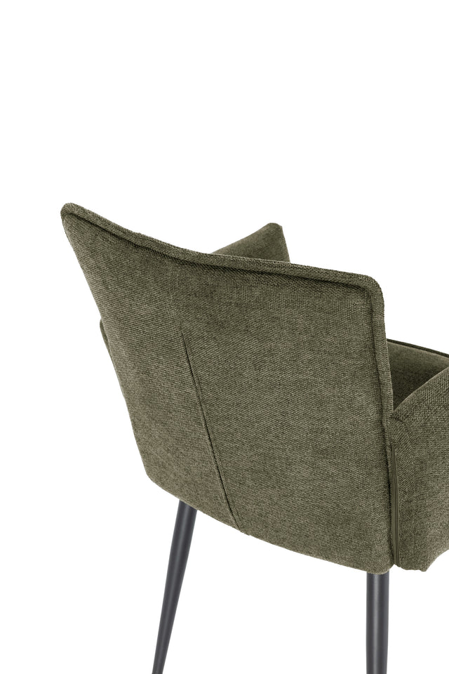 Sillón Vesta Verde, vista lateral derecha