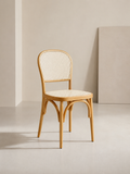 Juego de 4 Sillas de Comedor Chulilla Nº15 de Madera & Rejilla