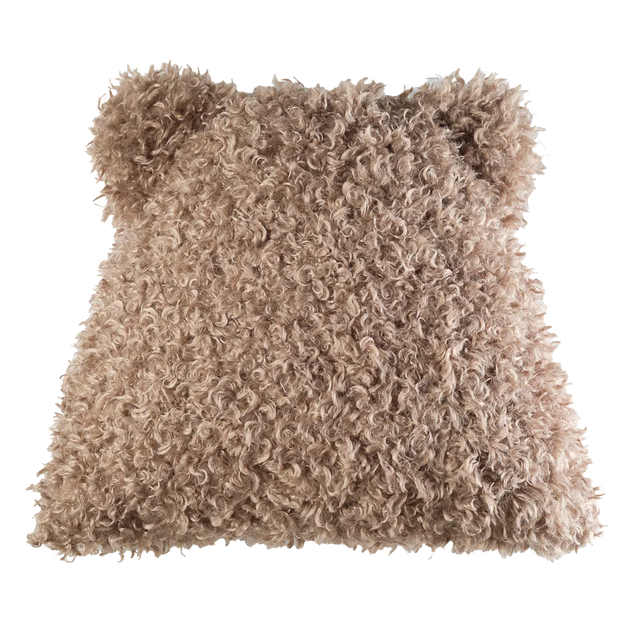 Mueble Cojín Osito de Peluche Marrón vista principal de estilo nórdico