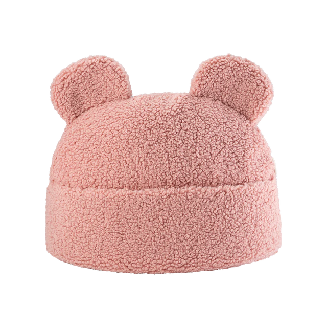 Mueble Cojín con Bolsillo Osito de Peluche Rosa vista principal de estilo nórdico