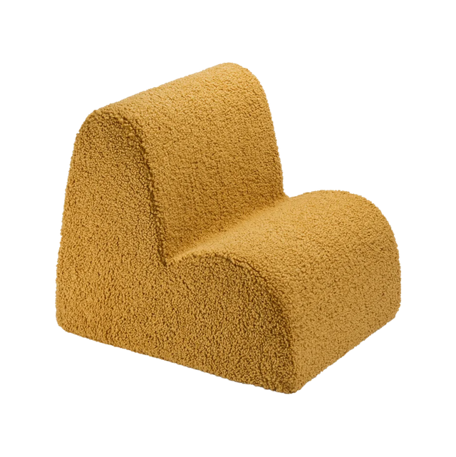 Silla Infantil Nube de Borreguillo Marrón vista principal de estilo nórdico