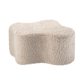 Mueble Puf Infantil Nube de Borreguito Beige con acabado beige vista principal de estilo nórdico
