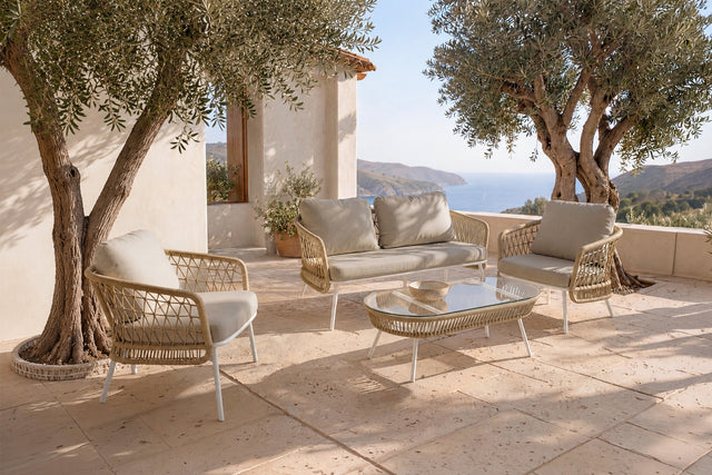 Set Odesa Sofá, Sillones y Mesa de centro Blanco de Somcasa Vlc - imagen 10