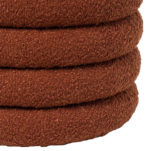 Puff Harry Terracota Terracota | detalle de acabado | Somcasa Vlc | 00PF202434 | imagen 5