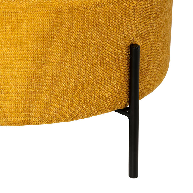 Puff Camilo Amarillo | detalle de acabado | Somcasa Vlc | 00PF200727 | imagen 5