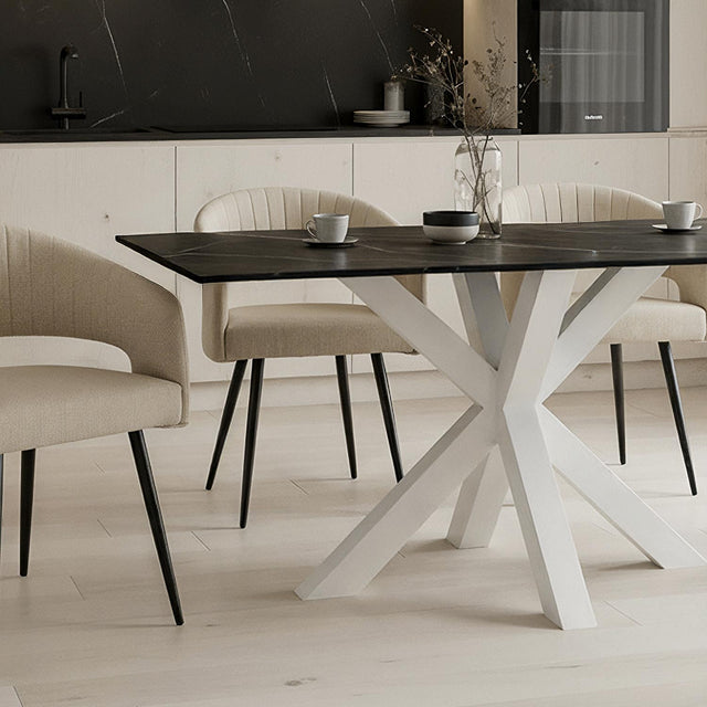 Mesa de Comedor Joyce Sahara Metal | vista lateral | Somcasa Vlc | 00MS214668 | imagen 4