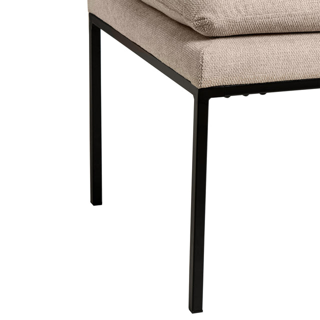 Puff Banqueta Turin Beige | vista lateral | Somcasa Vlc | 00SF303425 | imagen 4