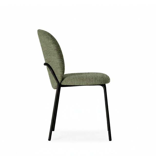 Silla Riona Negra Verde con Patas negras | vista secundaria | Somcasa Vlc | 00SL128028 | imagen 2