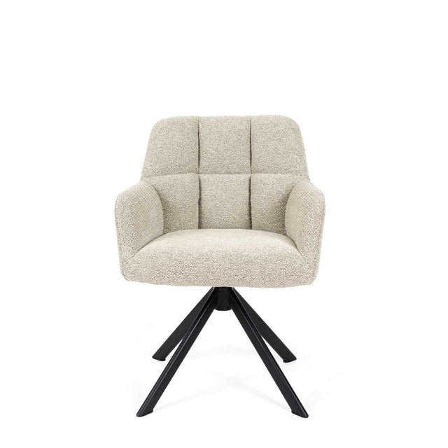 Silla Taimi Negra Beige con Patas negras | detalle de acabado | Somcasa Vlc | 00SL126225 | imagen 5