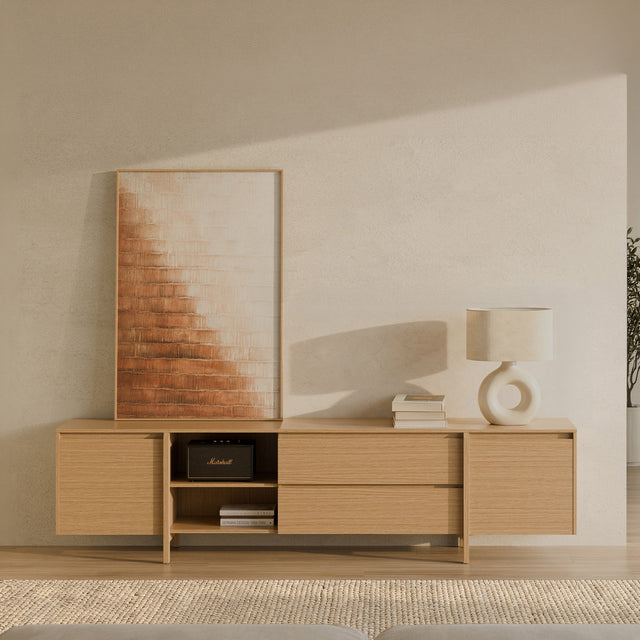 Mueble TV Pacific Roble | vista principal | Somcasa Vlc | 00MB522507