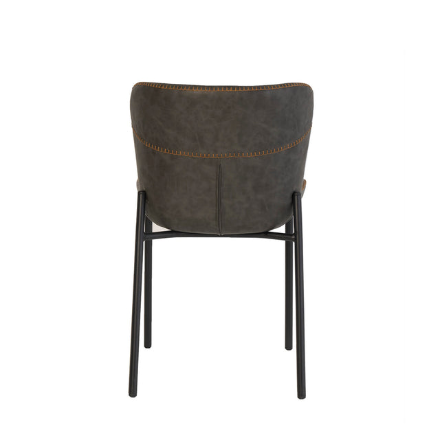 Silla Mayka Gris | vista lateral | Somcasa Vlc | 00SL110222 | imagen 4