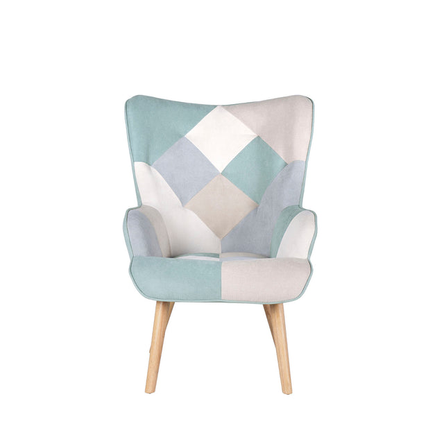 Butaca Florida Patchwork Menta de Somcasa Vlc - imagen 3