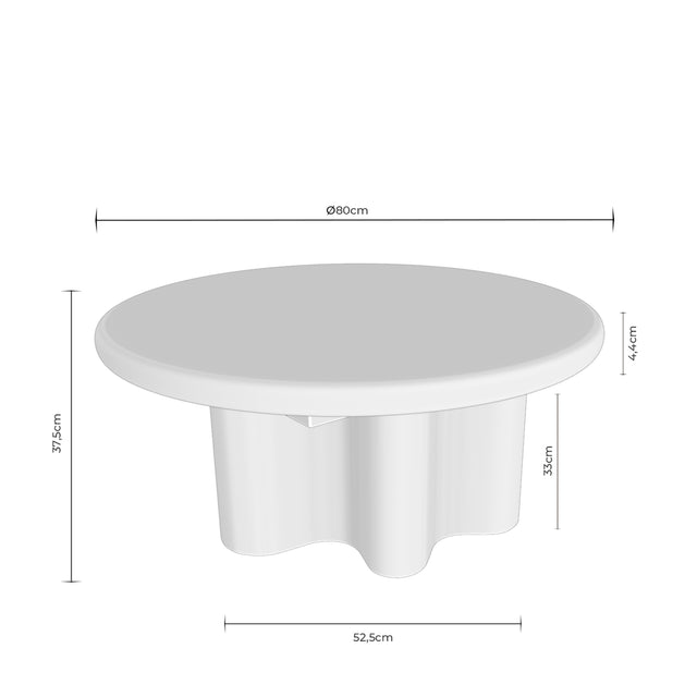 Mesa de centro Mateo 80 cm Nogal de Somcasa Vlc - imagen 8