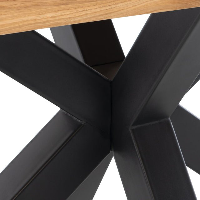 Mesa de Comedor Grace Roble y Metal | detalle de diseño | Somcasa Vlc | 00MS207407 | imagen 3
