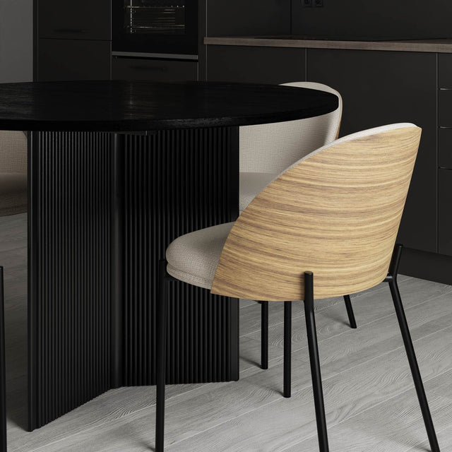 Silla Casandra Beige | vista lateral | Somcasa Vlc | 00SL119325 | imagen 4