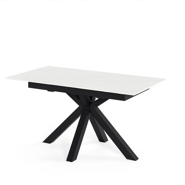 Mesa Lori 160 cm Extensible Creta/Negro de Somcasa Vlc - imagen 3