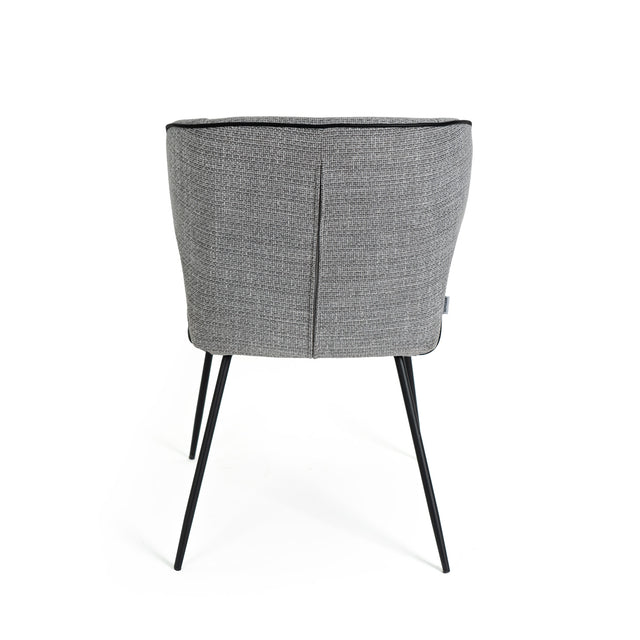 Silla Mayra Gris claro | vista lateral | Somcasa Vlc | 00SL118521 | imagen 4