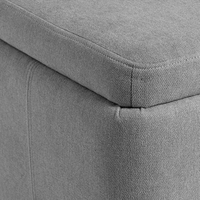 Puff Banqueta Viena Gris | vista lateral | Somcasa Vlc | 00SF303721 | imagen 4