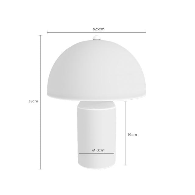 Lámpara de sobremesa Pruna Blanco de Somcasa Vlc - imagen 4