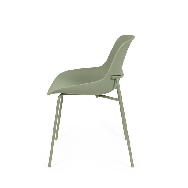 Silla Diletta Verde | vista lateral | Somcasa Vlc | 00SL122428 | imagen 4