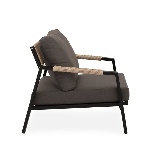 Set Muscat Sofá, Sillones y Mesa de centro Negro de Somcasa Vlc - imagen 3