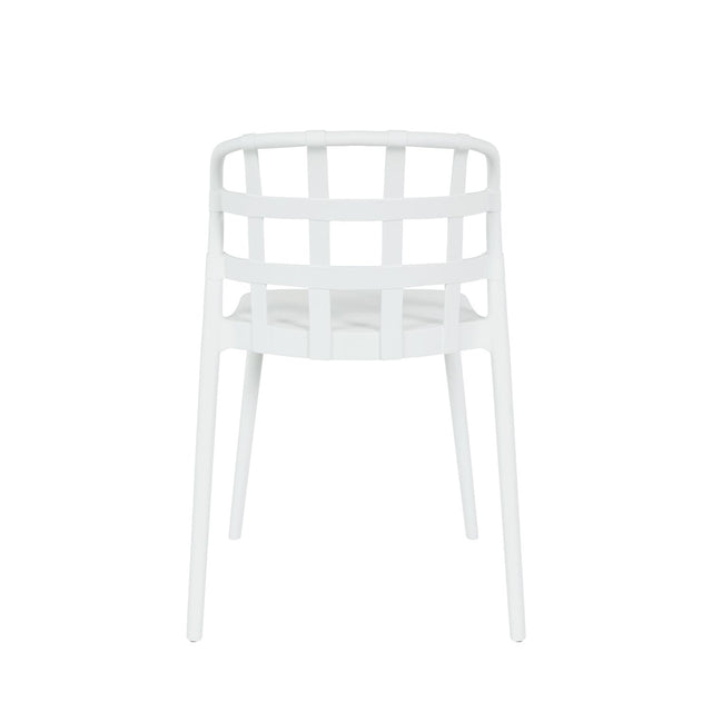 Silla Gina Blanco | vista lateral | Somcasa Vlc | 00SL104102 | imagen 4