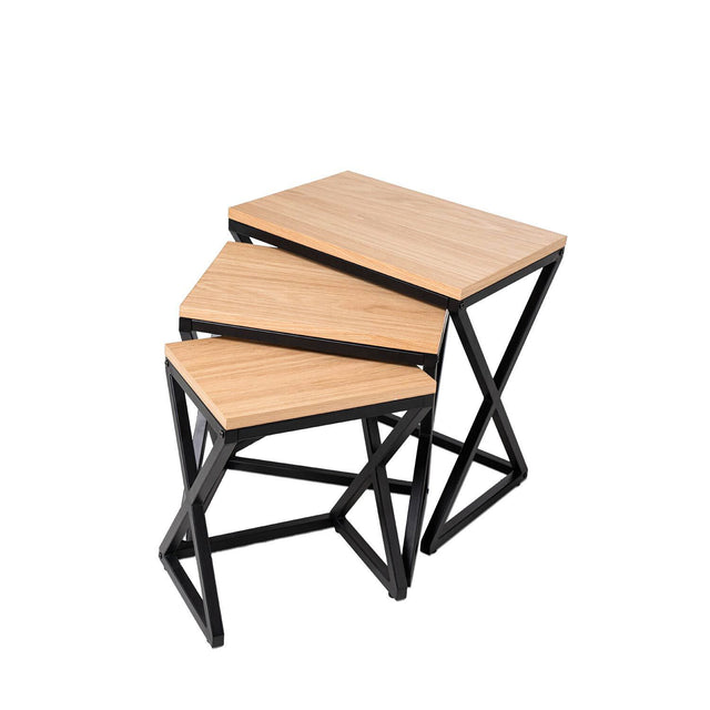 Mesa de centro Ciro Roble/Negro 34 cm de Somcasa Vlc - imagen 2