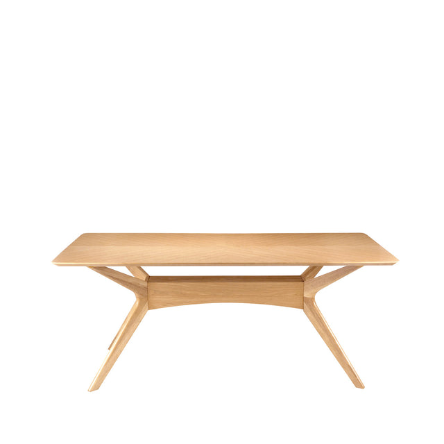 Mesa de Comedor Helga Fija Roble y MDF | vista principal | Somcasa Vlc | 00MS206933
