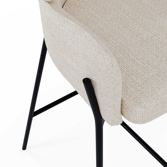 Taburete Bajo Ander Beige | detalle de diseño | Somcasa Vlc | 00SL127225 | imagen 3