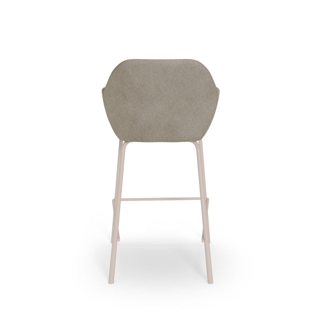 Taburete Bajo Jacob Taupe Beige | vista lateral | Somcasa Vlc | 00SL127130 | imagen 4