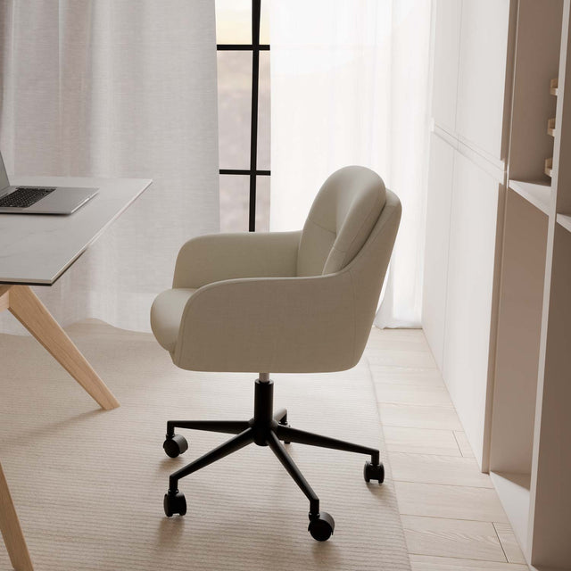 Silla Oficina Ontario Beige | vista lateral | Somcasa Vlc | 00OF100625 | imagen 4