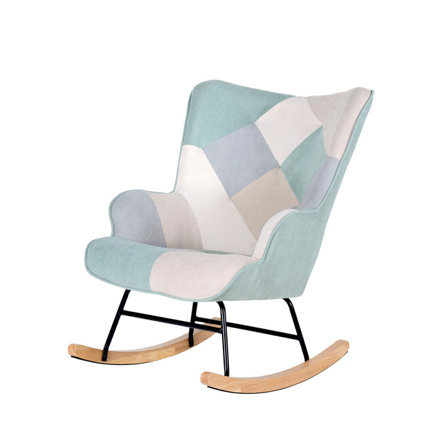 Mecedora Denver Patchwork Menta de Somcasa Vlc - imagen 8
