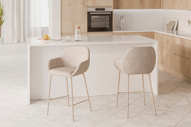 Taburete Bajo Jacob Beige | composición decorativa | Somcasa Vlc | 00SL127125 | imagen 8
