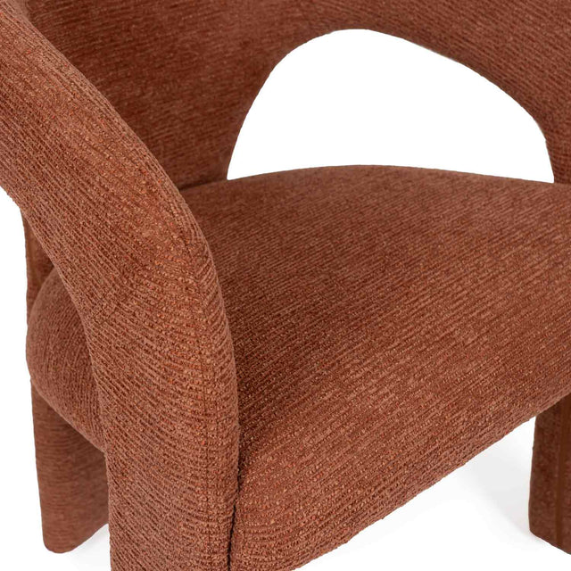 Silla Loretta Terracota Terracota | detalle de acabado | Somcasa Vlc | 00SL124334 | imagen 5