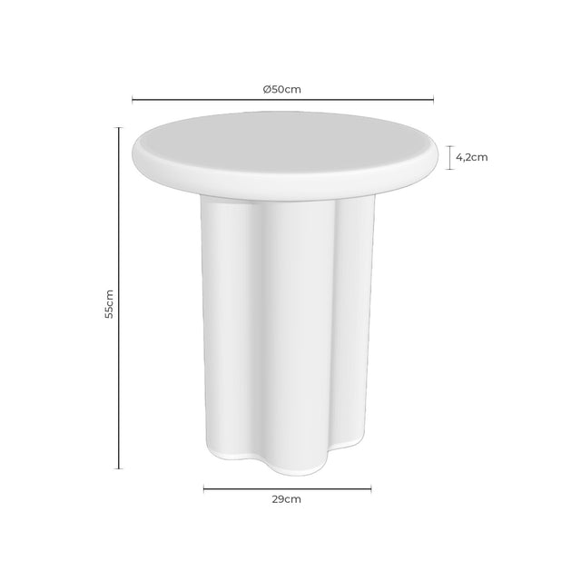 Mesa de centro Emeric Efecto Mármol Travertino de Somcasa Vlc - imagen 7
