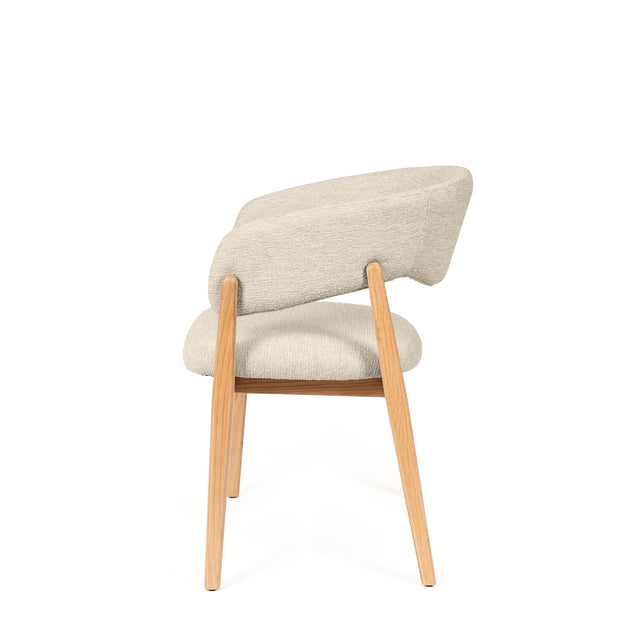 Silla Yvanna Beige | vista lateral | Somcasa Vlc | 00SL124125 | imagen 4