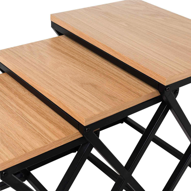 Mesa de centro Ciro Roble/Negro 34 cm de Somcasa Vlc - imagen 4