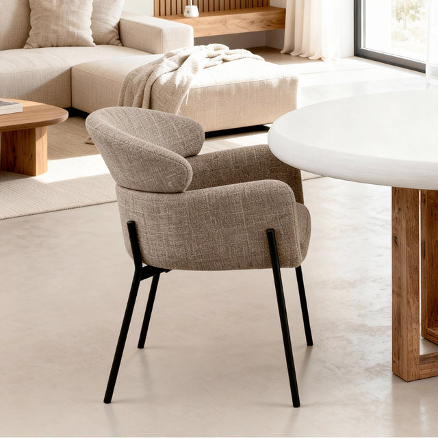 Silla Sally Taupe | vista lateral | Somcasa Vlc | 00SL120330 | imagen 4