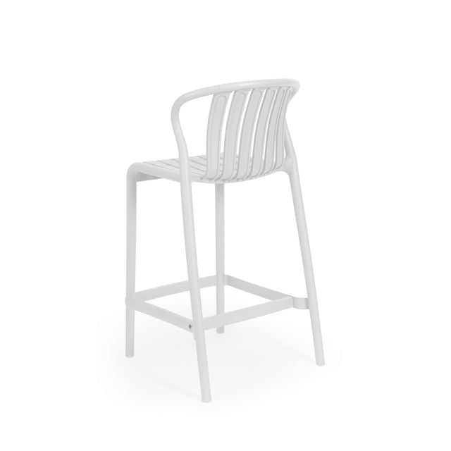 Taburete Bajo Bastian Blanco | vista principal | Somcasa Vlc | 00SL124802