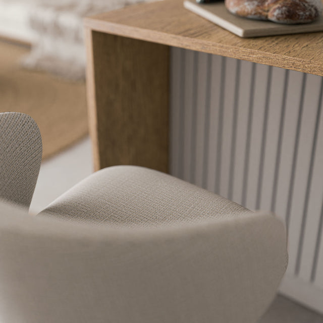 Taburete Bajo Ray Beige | detalle de acabado | Somcasa Vlc | 00SL118925 | imagen 5