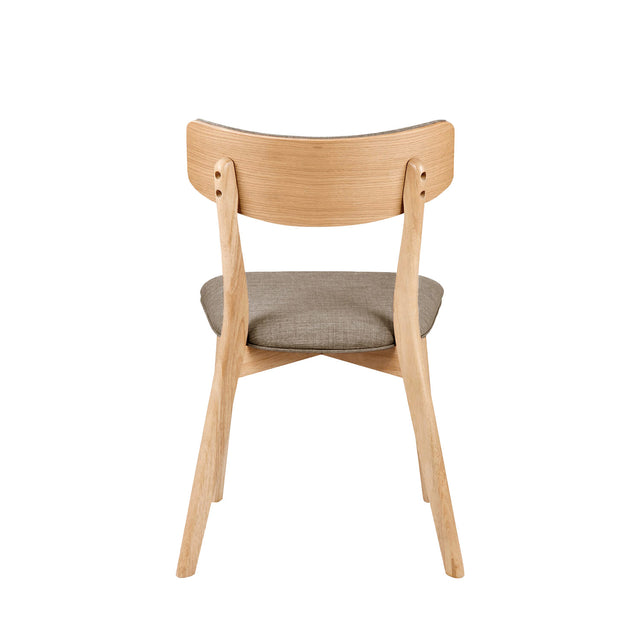 Silla Anais Light Gris con Patas de madera | detalle de diseño | Somcasa Vlc | 00SL102021 | imagen 3